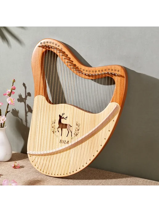 MoonLady Деревянная арфа Harp-3 16 strings type 4, Деревянная 7 lyre, фото 3