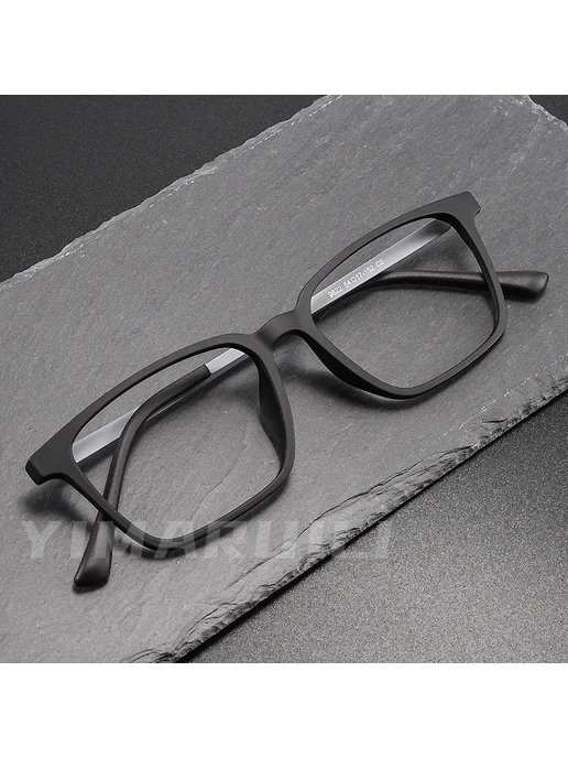 YIMARUILI Оправа для очков Transparent Gray, квадратная, черный, фото 3