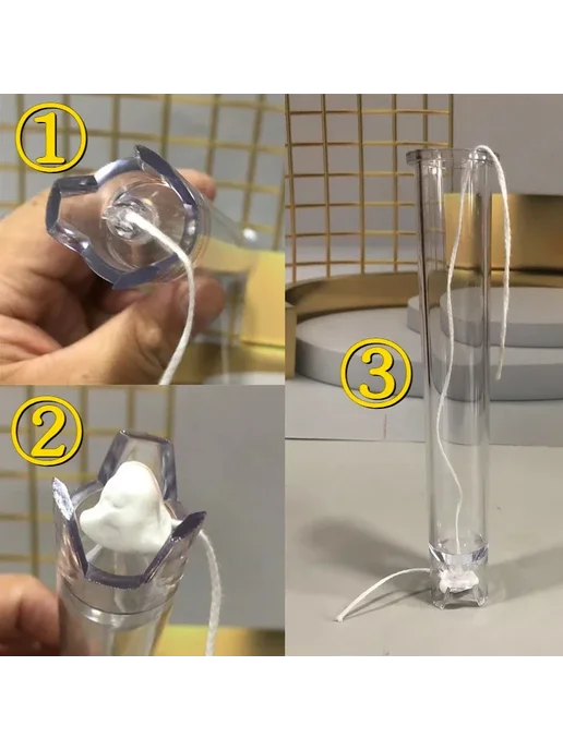 Нет бренда Свечная форма цилиндрическая, Color Mold-1, вариант, фото 6