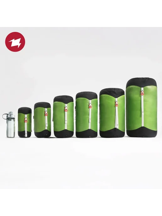 AEGISMAX Спальный мешок XL, зеленый, 85г, 30л, 85 г, 30 л, фото 2