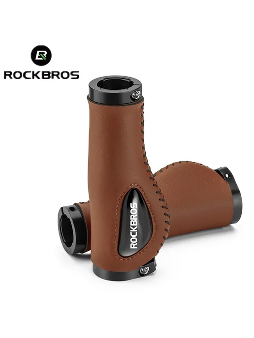 Rockbros Коричневые амортизирующие ручки для велосипеда, коричневый, фото 2