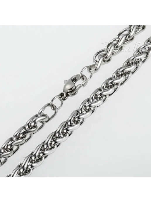 Trendsmax Цепочка из нержавеющей стали 24inch(60cm), Silver, черный, фото 6