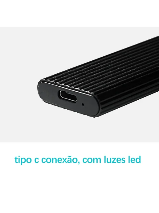 Нет бренда Корпус для M.2 NVMe SATA USB 3.1 SSD Case Silver, синий, фото 5