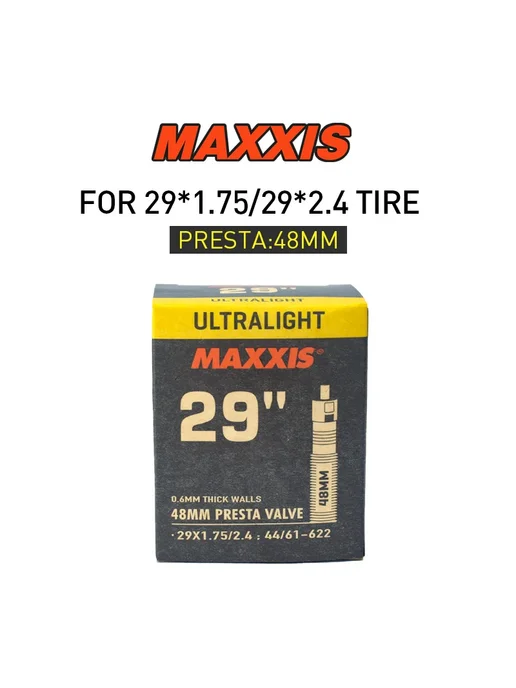 Maxxis 29" велотрубка Presta 36мм, 29x1.90 2.125, 29x1.90, фото 4
