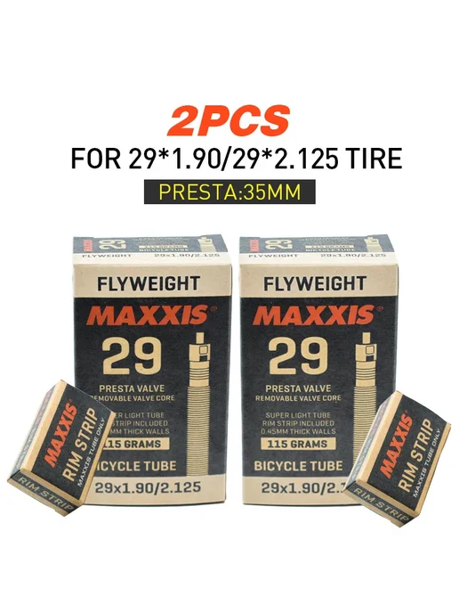 Maxxis 29" велотрубка 2шт, Presta 35мм, 2 шт