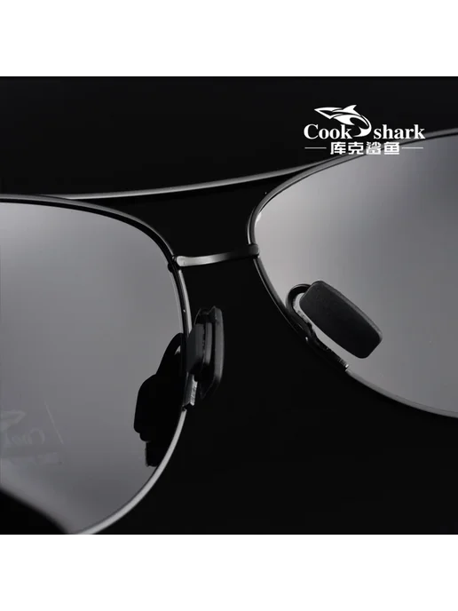 Солнцезащитные очки Cookshark, Clear линзы, черный, фото 3