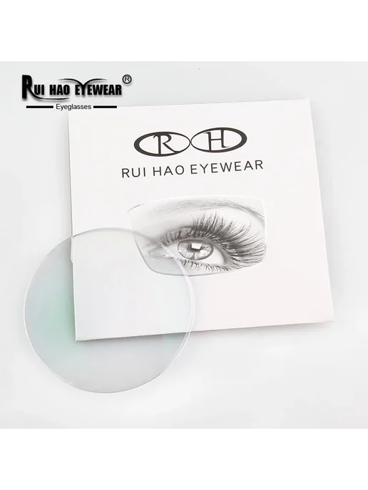 RUI HAO EYEWEAR линзы Anti Blue Ray, индекс 1.61, -6.50~-8.5, синий, фото 5