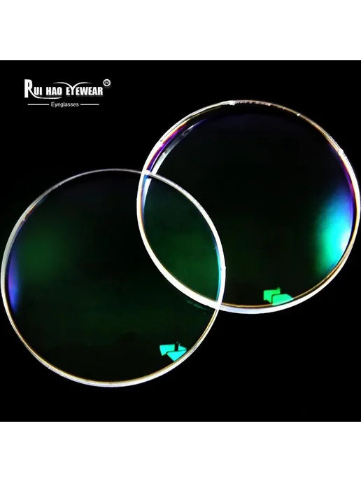 RUI HAO EYEWEAR линзы Anti Blue Ray, индекс 1.61, -6.50~-8.5, синий, фото 7