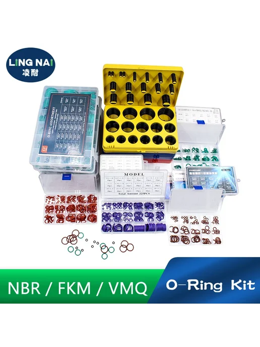 Нет бренда Комплект O-Ring 125шт NBR для смесителей, 125 шт, фото 7