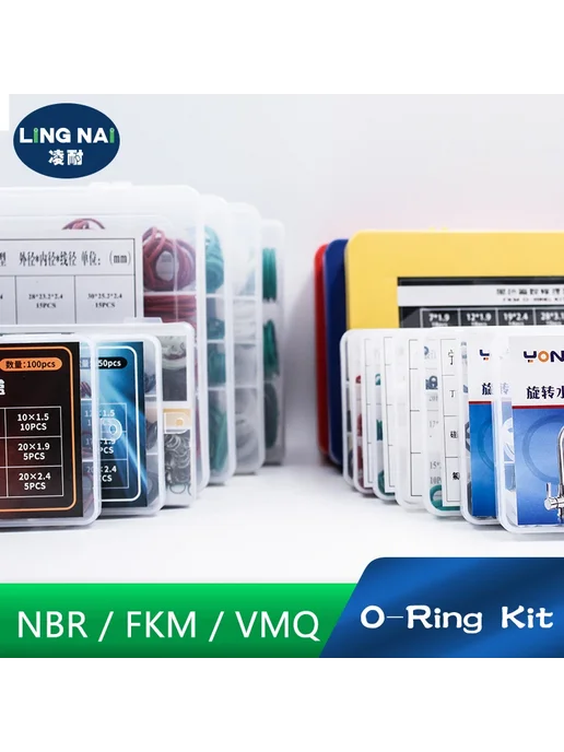 Нет бренда Комплект O-Ring FKM 100шт, коричневый, 100 шт, фото 4