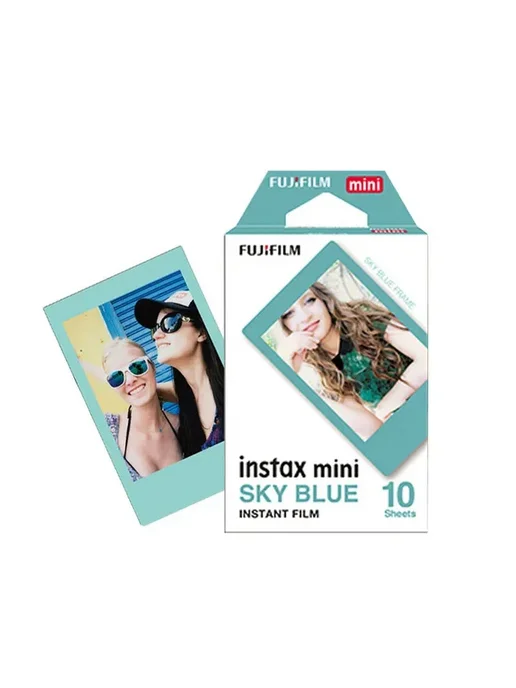 FUJIFILM Instax Mini Sky Blue, 10 листов, голубой