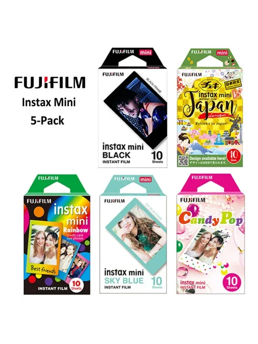 FUJIFILM Instax Mini пленка, 10 листов, черный