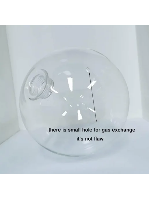 Нет бренда Стеклянный абажур для подвесной лампы clear D12cm, вариант, фото 3