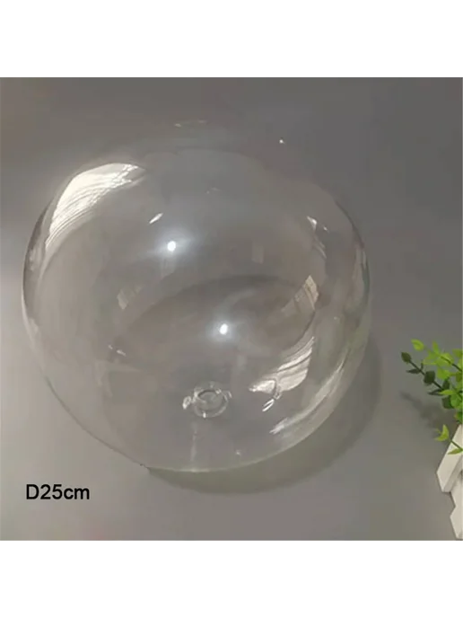Нет бренда Стеклянный абажур для подвесной лампы silver wire D10cm, серебристый, фото 6