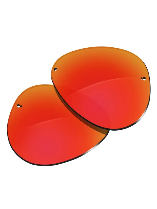 Glintbay Сменные линзы Fire Red Mirror для Ray-Ban RB3449-59, красный