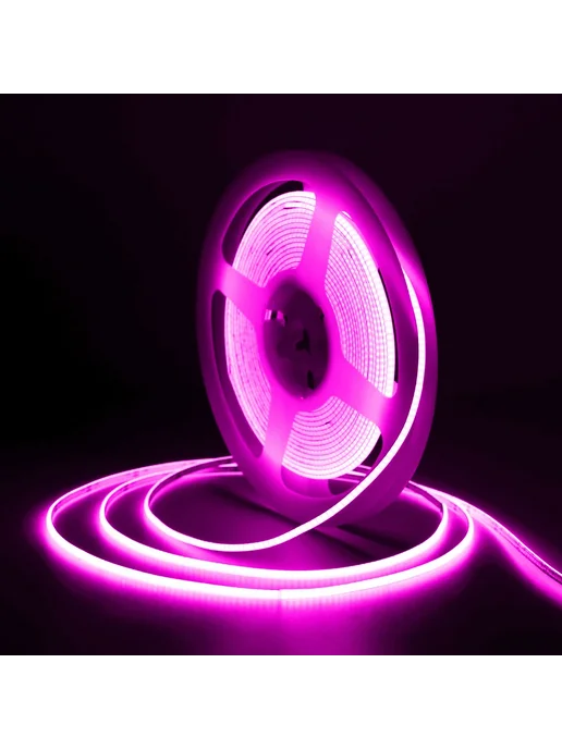 HCDH Лента COB Pink 5V 2-pin wire 4 м 480, 4 м