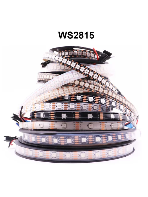 TNALANT WS2815 RGB лента 5M, 30 LED, 12V, White PCB, белый