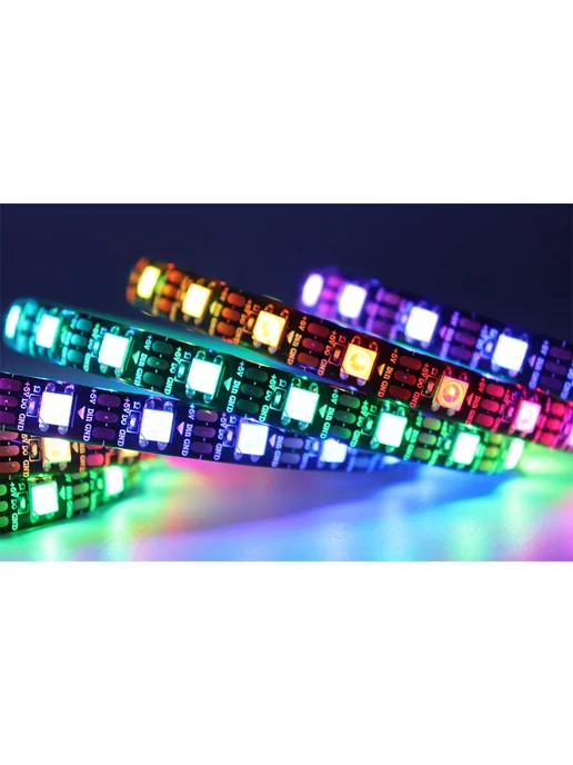 TNALANT WS2815 RGB лента 5M, 30 LED, 12V, White PCB, белый, фото 6