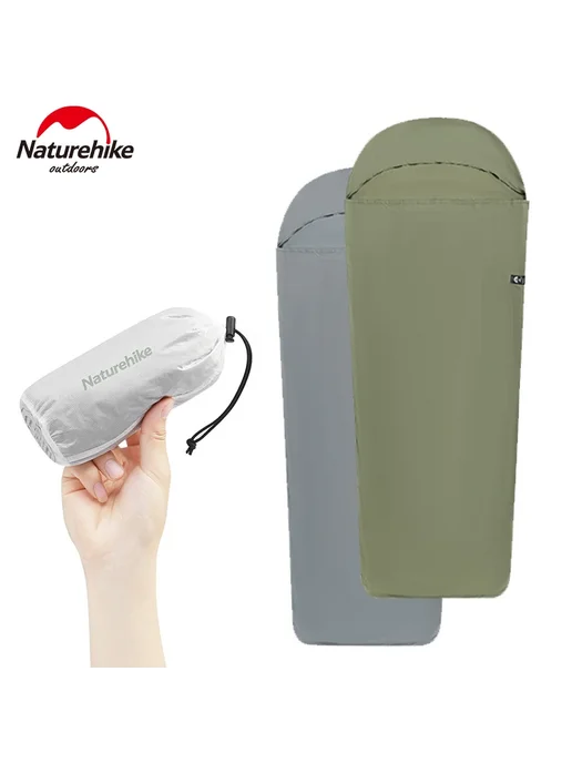 Naturehike Фейерверк вкладыш для спального мешка, зеленый си, зеленый, фото 2