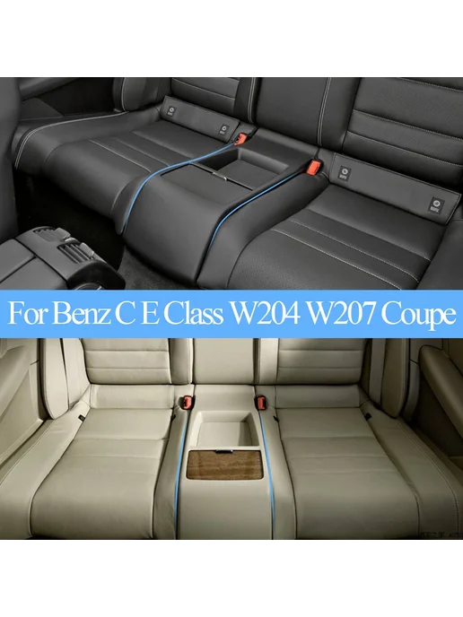 Goodithy Подстаканник заднего сиденья Model A Black для Mercedes W204, черный, фото 7