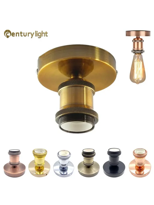 GANRILAND Винтажный патрон для лампы E27 E26, цвет Lamp Socket, вариант, фото 2