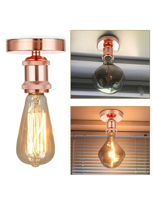 GANRILAND Винтажный патрон для лампы E27 E26, цвет Lamp Socket, вариант, фото 3