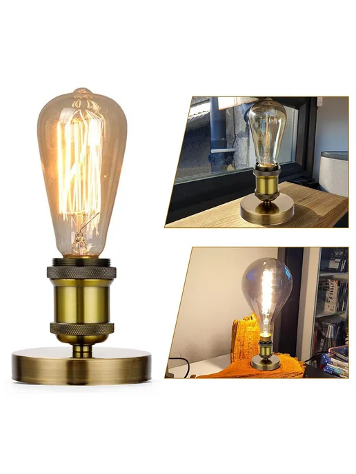 GANRILAND Винтажный патрон для лампы E27 E26, цвет Lamp Socket, вариант, фото 4