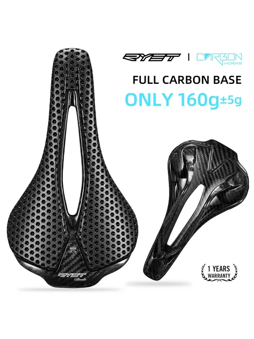 RYET Карбоновое седло для гоночного велосипеда, Carbon 3D, черный, фото 2