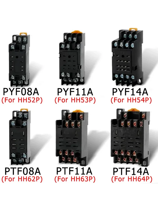 Нет бренда Реле PYF11A (HH53P Base) 72x30 мм, 72x30 мм, фото 2