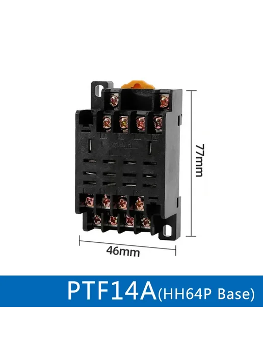 Нет бренда Реле PTF11A (HH63P Base) 10 PCS, 10 шт, фото 4