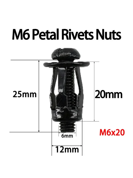 Нет бренда Заклепки M6x20 Phillips Flat Silver 5шт, серебристый, фото 5