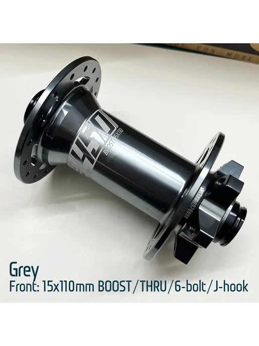 KOOZER передняя втулка MTB Boost 15x110 серый 32H, 15x110