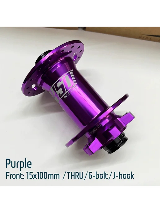 KOOZER 450 Boost передняя втулка MTB, purple 32H 15x100, фиолетовый