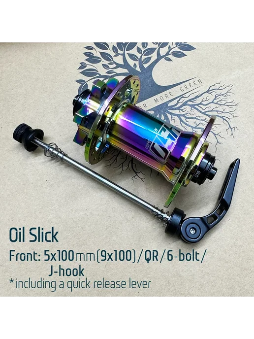 KOOZER Oil Slick передняя втулка MTB 15x100 32H, 5x100