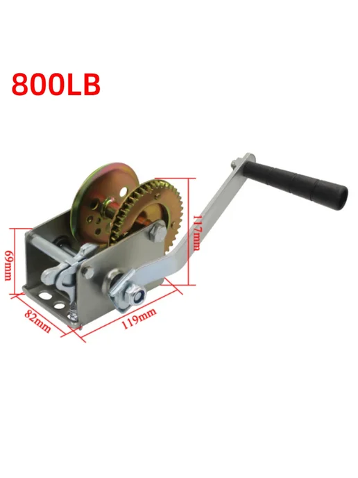 Нет бренда Ручная лебедка 500-800 фунтов 500LB, 800LB, фото 4
