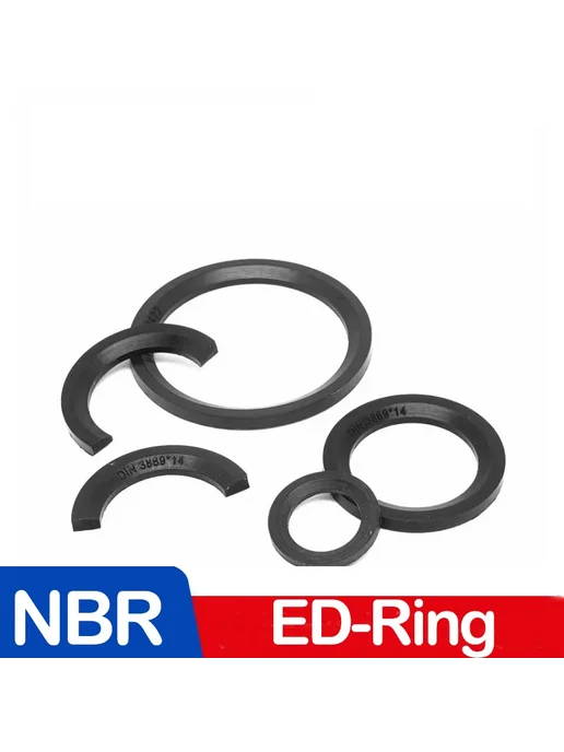 Нет бренда Кольцо NBR DIN3869 черное 11.6x16.5x1.5 (30шт), 11.6x16.5x1.5, 30 шт
