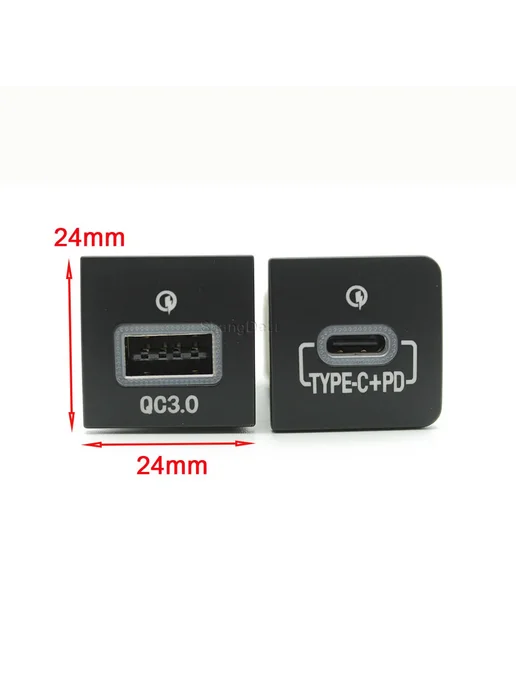 ShangDeLi Автомобильное USB Type-C PD QC3.0 зарядное устройство, вариант, фото 3