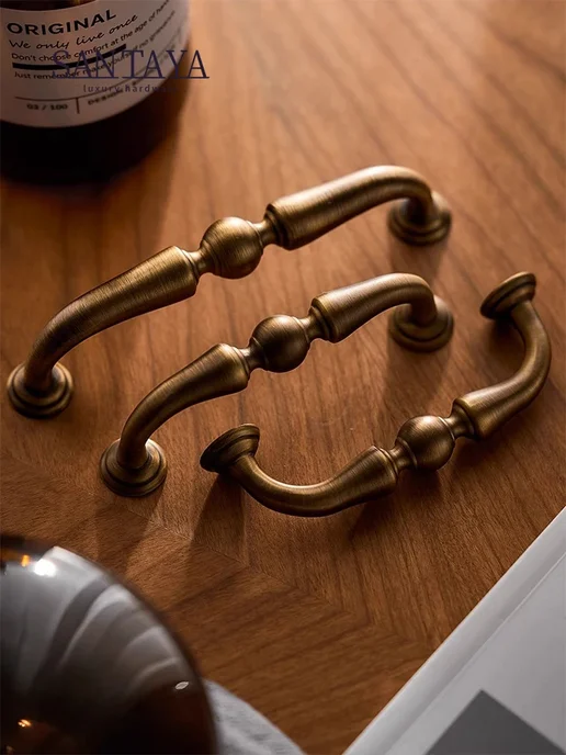 SANTAYA Сантая Ручки для шкафов из латуни Knob-25mm, коричневый, фото 2