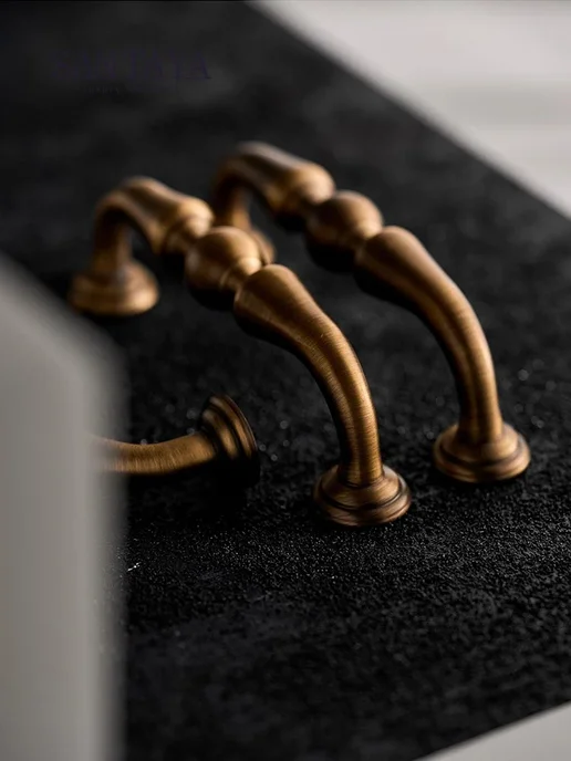 SANTAYA Сантая Ручки для шкафов из латуни Knob-25mm, коричневый, фото 7