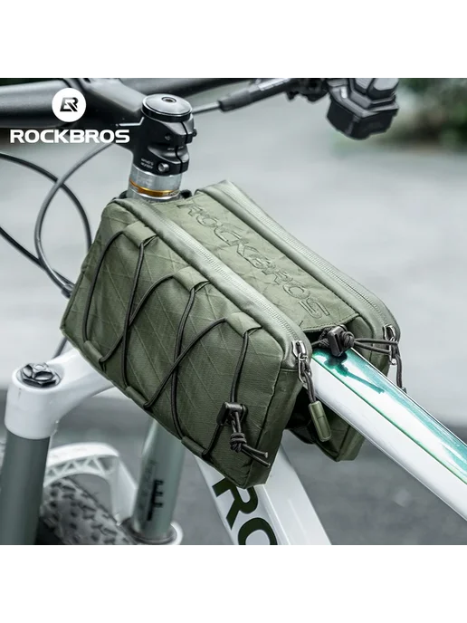 Rockbros Сумка для велосипедной трубки нейлон H39-PL, фиолетовый, фото 3