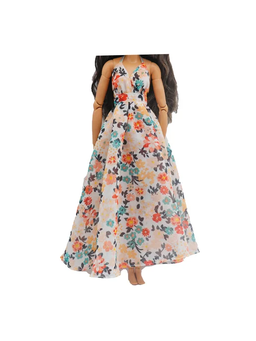 Нет бренда Платье-макси для куклы B.Doll 30 см, цвет green, зеленый, фото 3