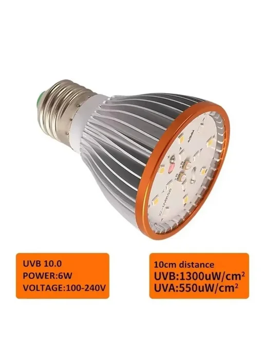 Нет бренда Лампа для рептилий LED E27 5.0 10.0, вариант, фото 6