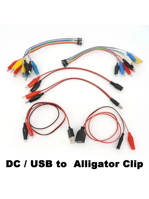 Нет бренда USB DC Тестовый провод с зажимами "крокодил" q22899 NO.8, NO.8, фото 3