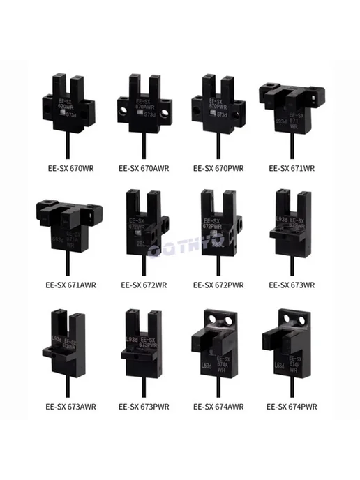 QQTHYO Фотоэлектрический датчик EE-SX676 R-WR PNP, кабель 1 м, 1 м, фото 2