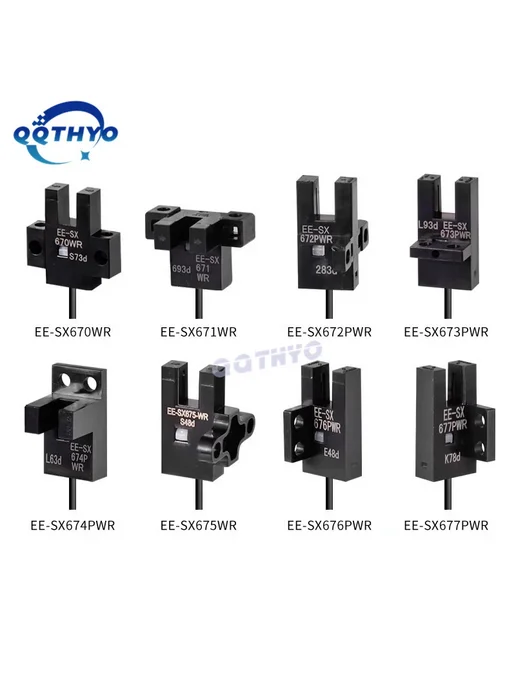 QQTHYO Фотоэлектрический датчик EE-SX676 R-WR PNP, кабель 1 м, 1 м, фото 3