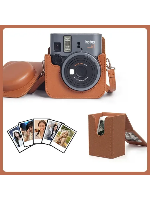 FUJIFILM Instax Mini 41 Grey Set 1 с сумкой и аксессуарами, серый, фото 2
