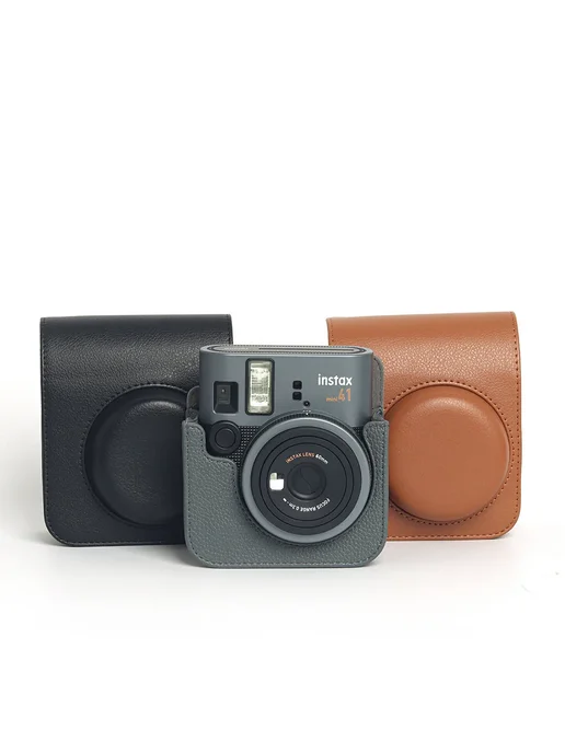 FUJIFILM Instax Mini 41 Brown Set 1 с сумкой, магнитами и ящиком, коричневый, фото 3