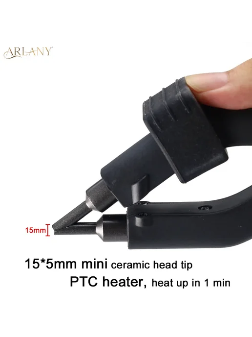 ARLANY Hot Fusion Iron K Tip для наращивания волос black-EU, вариант, фото 3