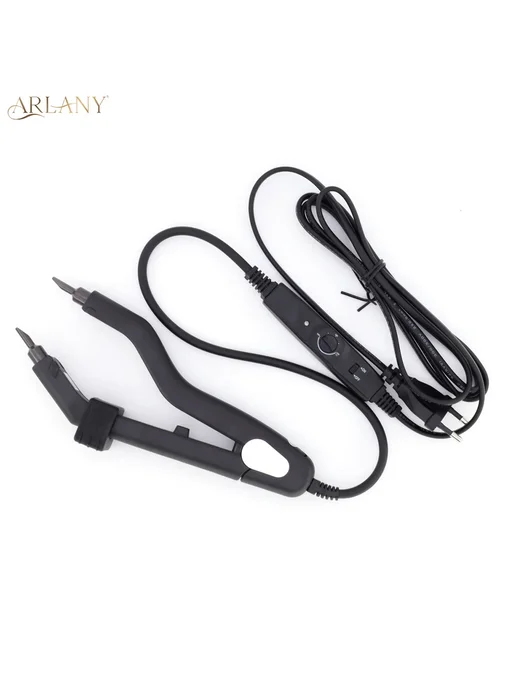 ARLANY Hot Fusion Iron K Tip для наращивания волос black Kit, черный, фото 3