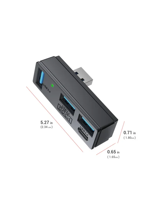 4в1 USB-хаб для Steam, PS5, ноутбука, экспандер, с сумкой, вариант, фото 2